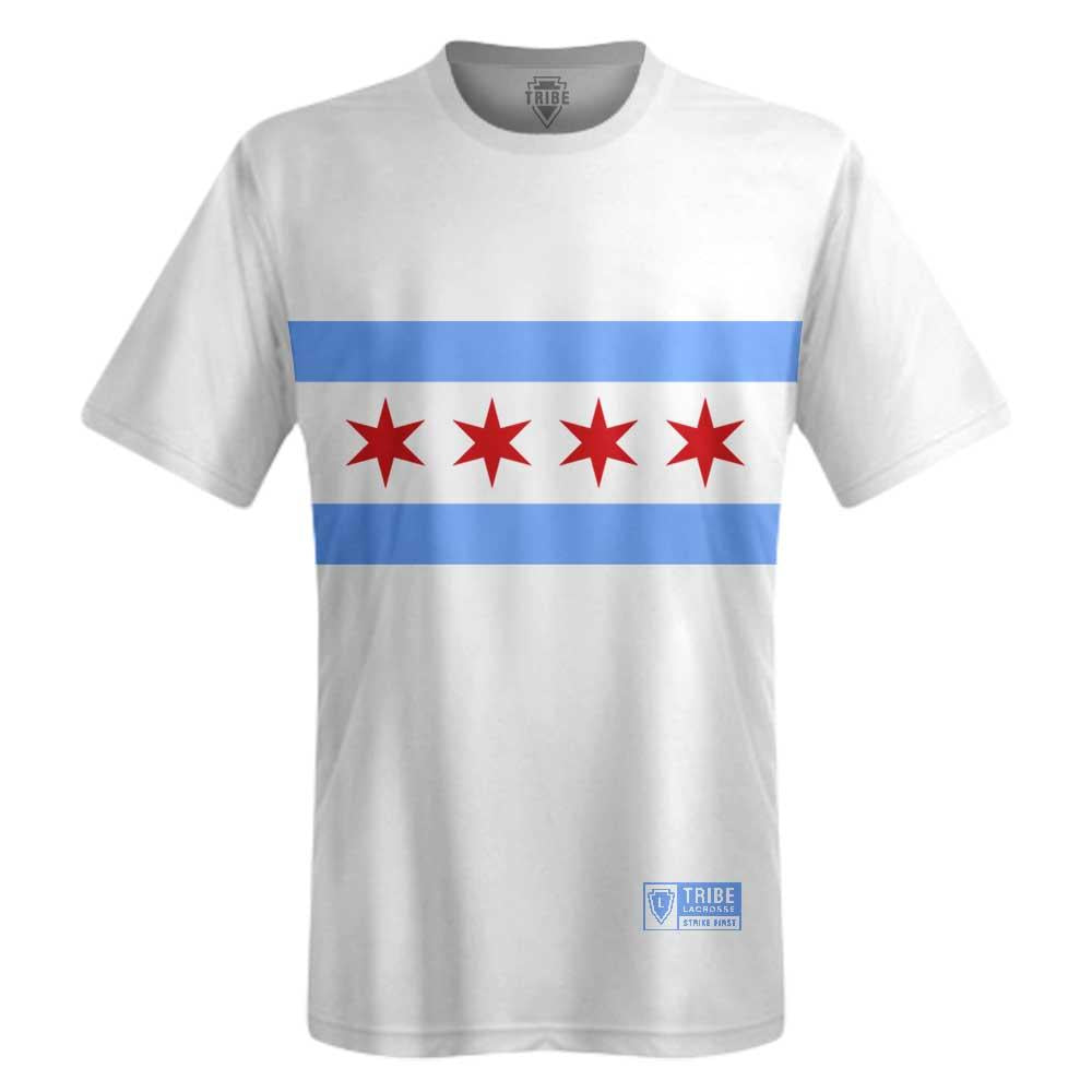 Chicago Flag T-Shirt in White