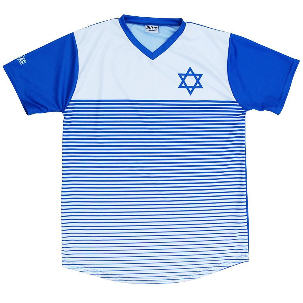 Israel Rise Soccer Jersey Made in USA - Blue White